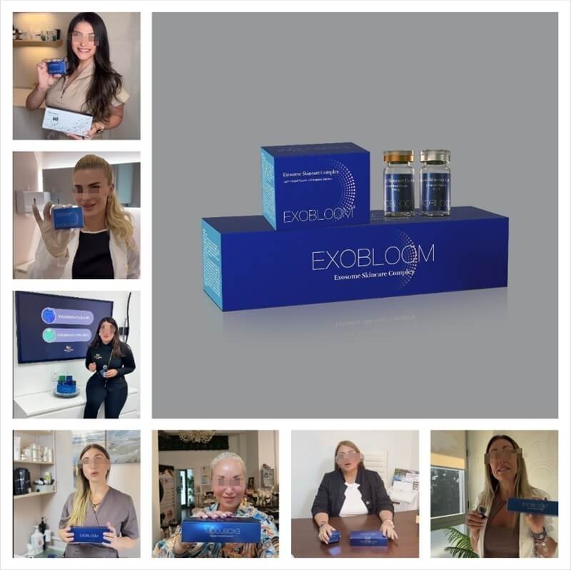 Exosome skin treatment products